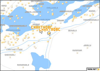 map of Chak Two B C