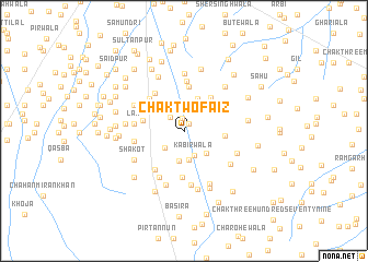 map of Chak Two Faiz