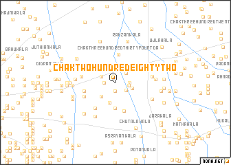 map of Chak Two Hundred Eighty-two