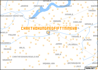 map of Chak Two Hundred Fifty-nine WB
