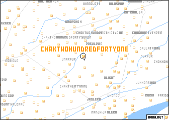 map of Chak Two Hundred Forty-one