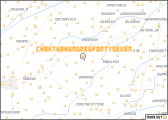 map of Chak Two Hundred Forty-seven