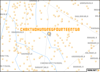 map of Chak Two-hundred-fourteen TDA