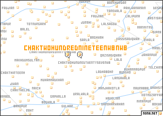 map of Chak Two Hundred Nineteen WB