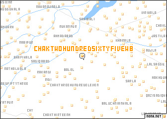 map of Chak Two Hundred Sixty-five WB