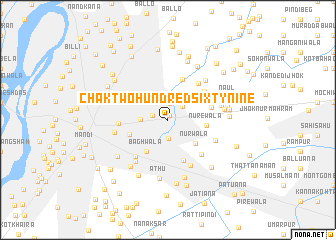 map of Chak Two Hundred Sixty-nine