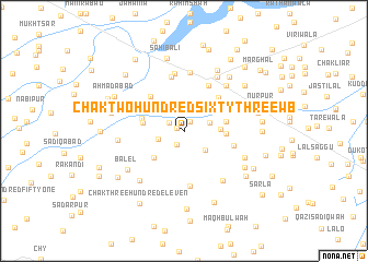 map of Chak Two Hundred Sixty-three WB