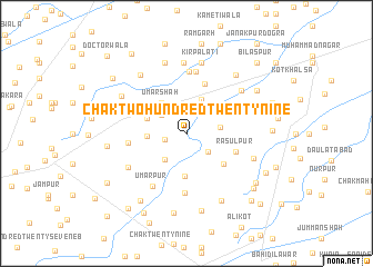 map of Chak Two Hundred Twenty-nine