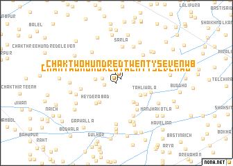 map of Chak Two Hundred Twenty-seven WB