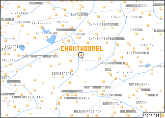 map of Chak Two-One L
