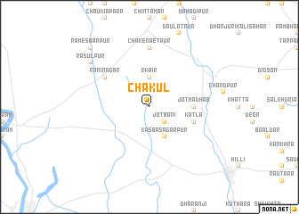 map of Chākul