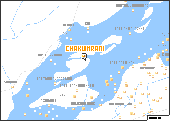 map of Chak Umrāni