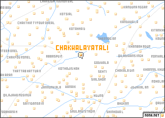 map of Chak Walayat Ali