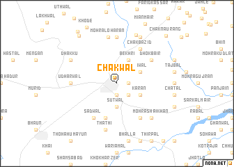 map of Chakwāl