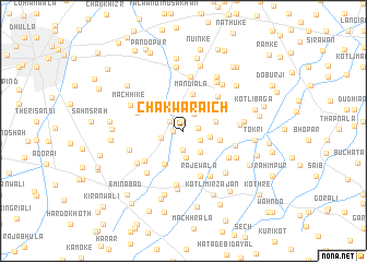 map of Chak Warāich