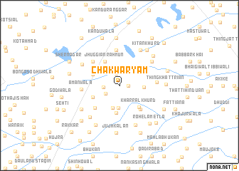 map of Chak Waryām