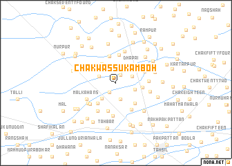 map of Chak Wassu Kamboh