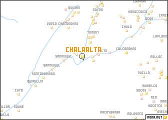 map of Chala Alta