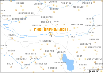 map of Chālāb-e Ḩājjī ‘Alī