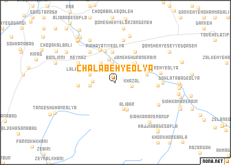 map of Chālābeh-ye ‘Olyā