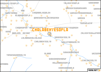 map of Chālābeh-ye Soflá