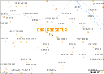 map of Chālāb-e Soflá
