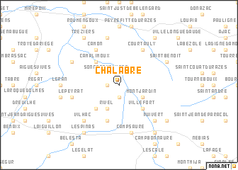 map of Chalabre