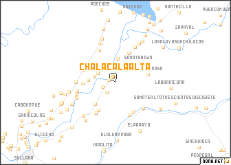 map of Chalacala Alta