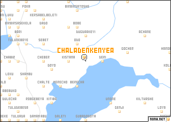 map of Chʼala Denkʼenyeʼā