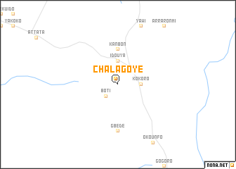 map of Chalagoye