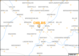 map of Chalais