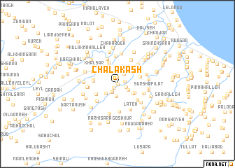 map of Chālākash