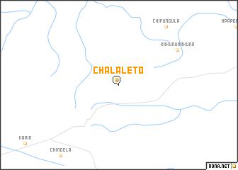 map of Chalaleto