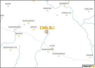 map of Chalālī