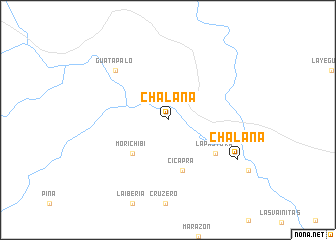 map of Chalana