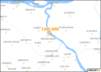map of Chalana