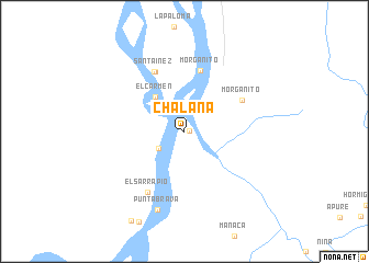 map of Chalana