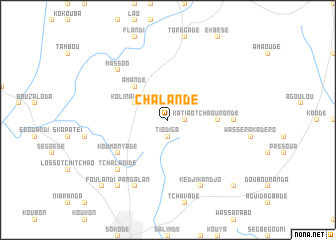 map of Chalandé