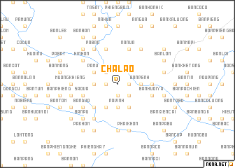 map of Chà Lào