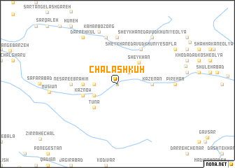 map of Chālāshkūh