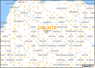 map of Chalatte