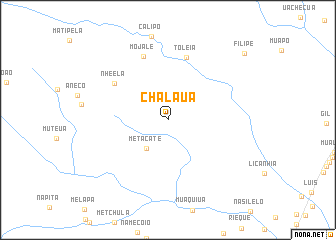 map of Chalaua