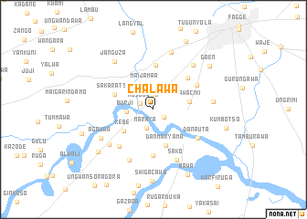 map of Chalawa