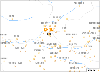 map of Chala