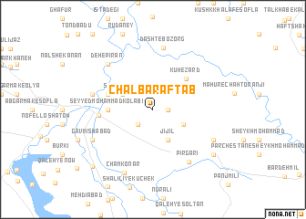map of Chāl Barāftāb