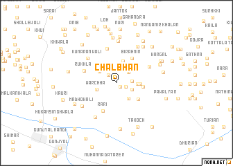 map of Chal Bhan