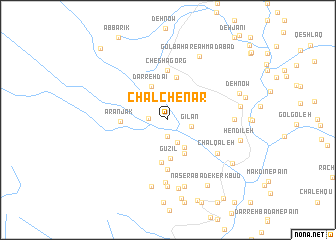 map of Chāl Chenār