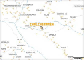 map of Chālcherāneh