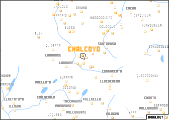 map of Chalcoyo