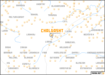 map of Chāl Dasht